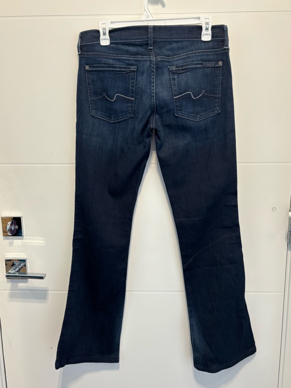 7 For All Mankind Women's Dark Indigo Bootcut Jeans Size 29 - Picture 6 of 8